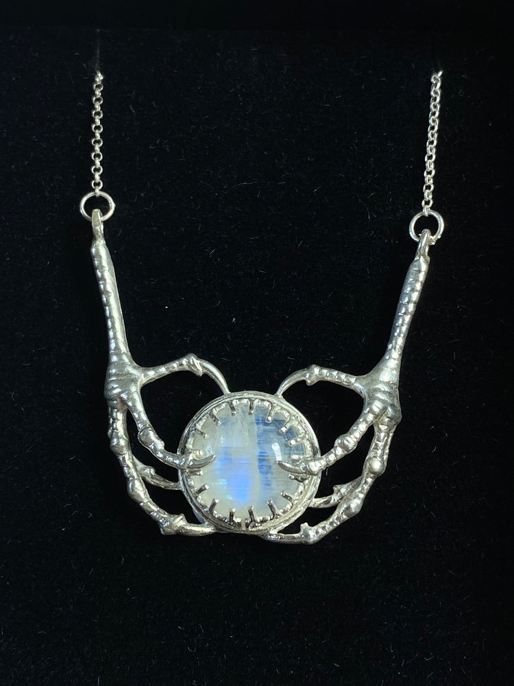 Moonstone Dragon Claw Pendant
