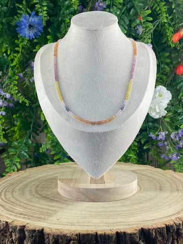 Necklace 9ct Gold Sapphire