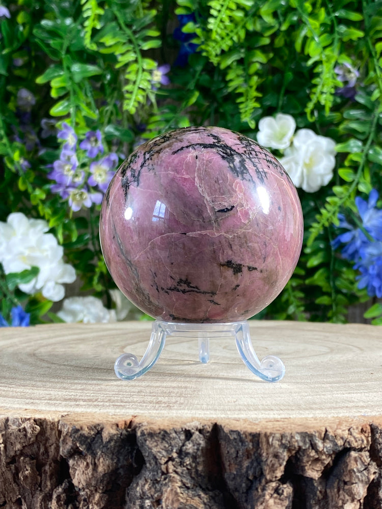 Rhodonite Sphere