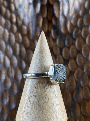 Moldavite Ring