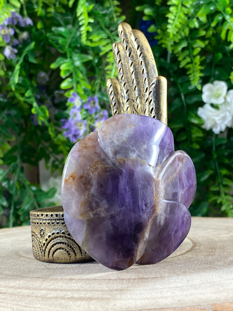 Amethyst Flower Carving