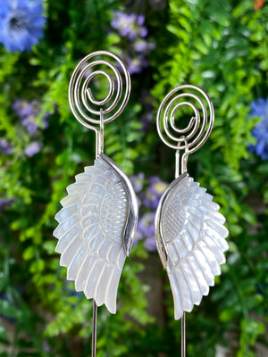 Mother Of Pearl Angel Wing Earrings