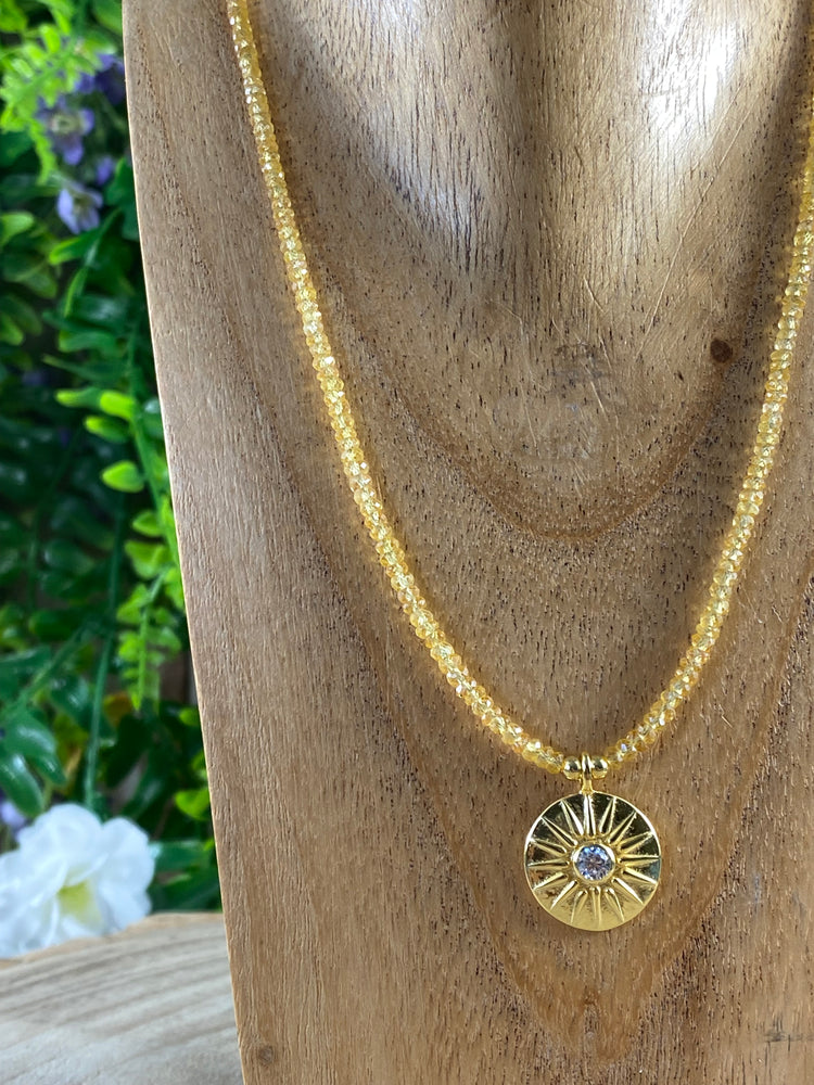 Yellow Sapphire Necklace