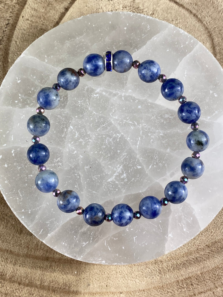 Denim Lapis Bracelet