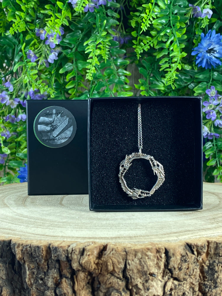 3 Dragon Circle Pendant