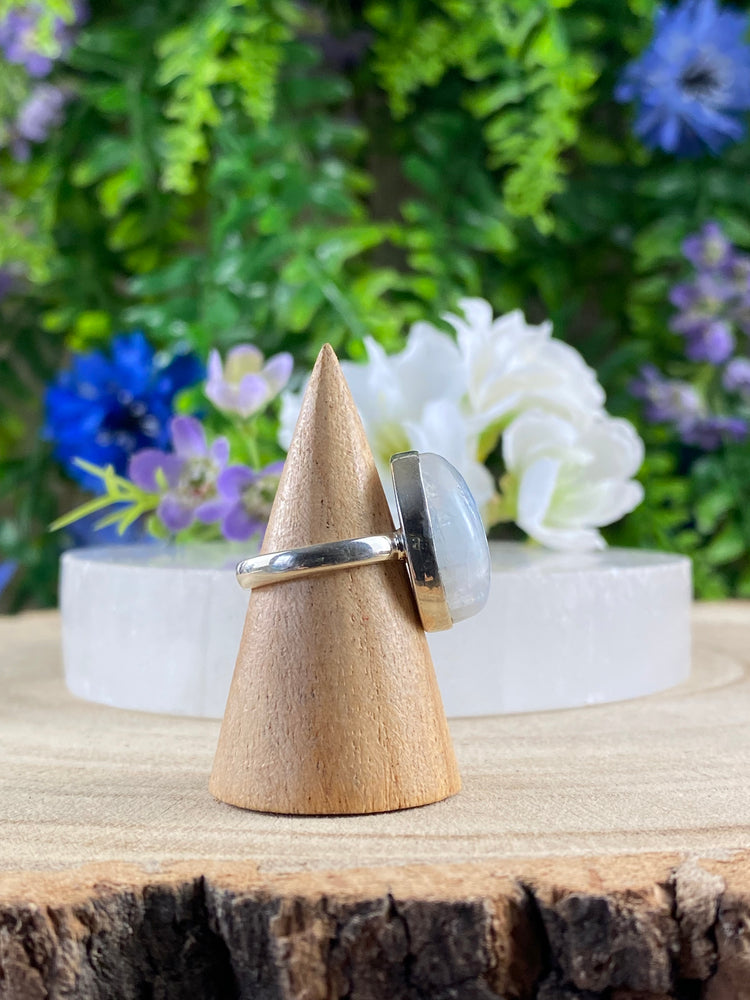 Backed Moonstone Ring