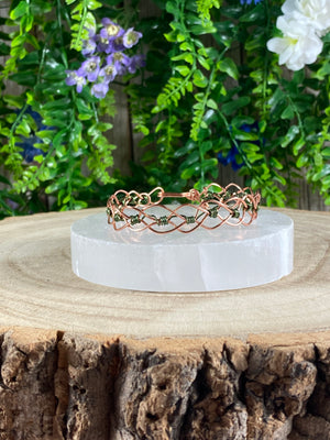 Hand-Wrapped Copper Bracelet