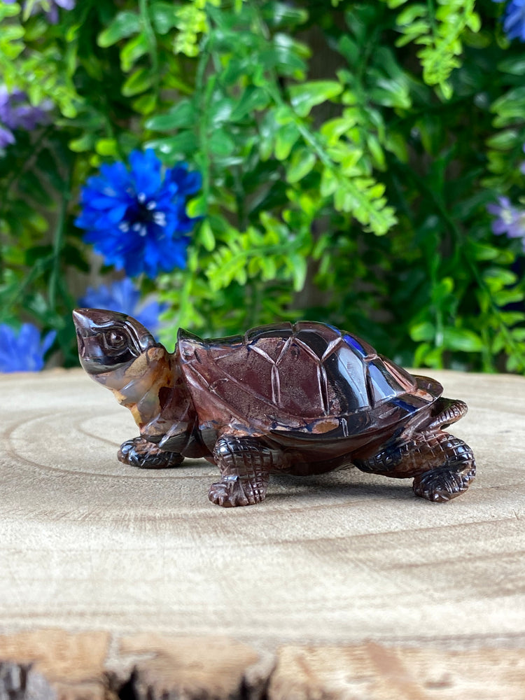 Boulder Opal Tortoise Carving