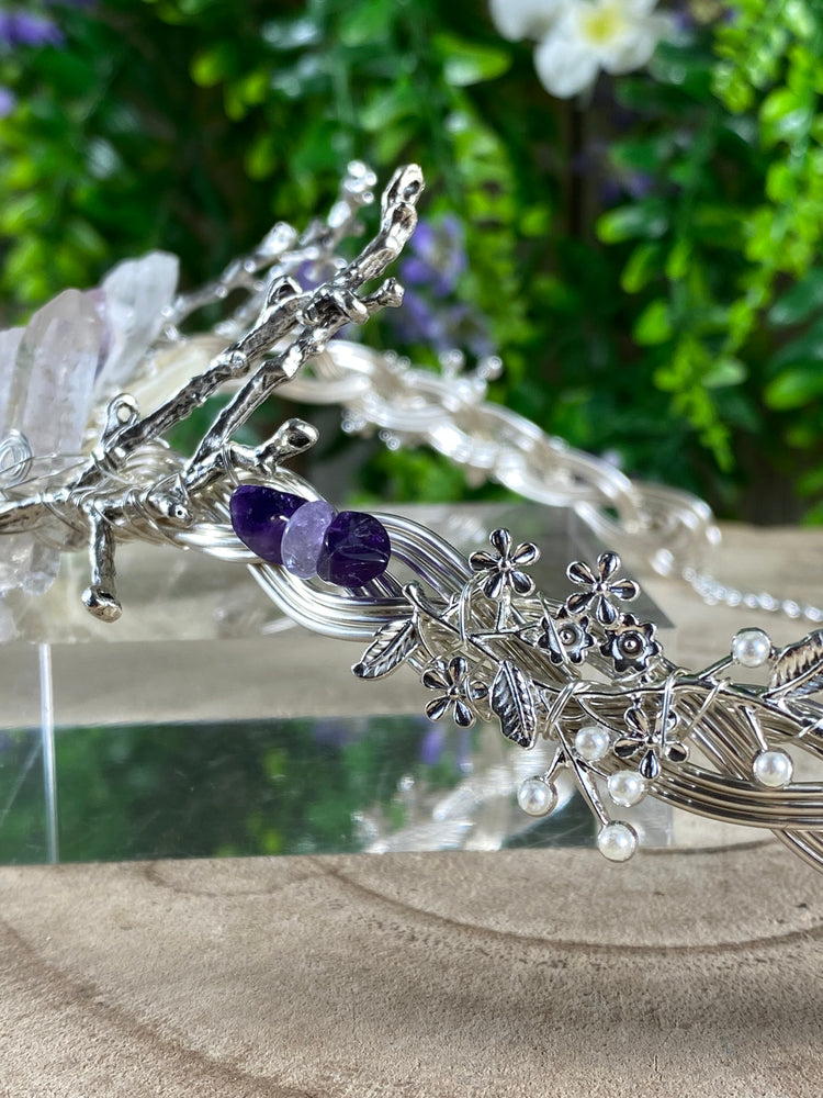 Vera Cruz, Clear Quartz, Amethyst Circlet