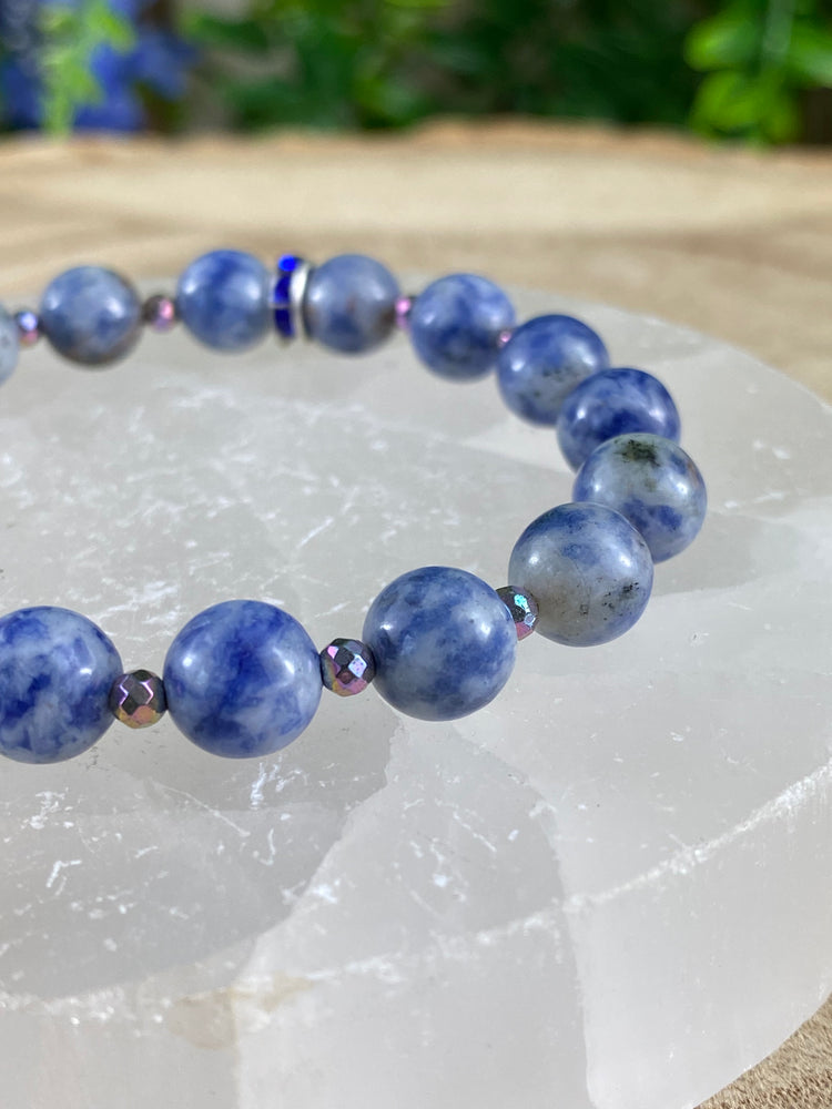 Denim Lapis Bracelet