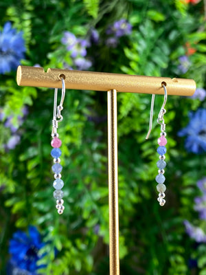 Sterling Silver Sapphire Earrings