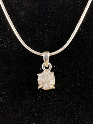Raw Diamond Pendant