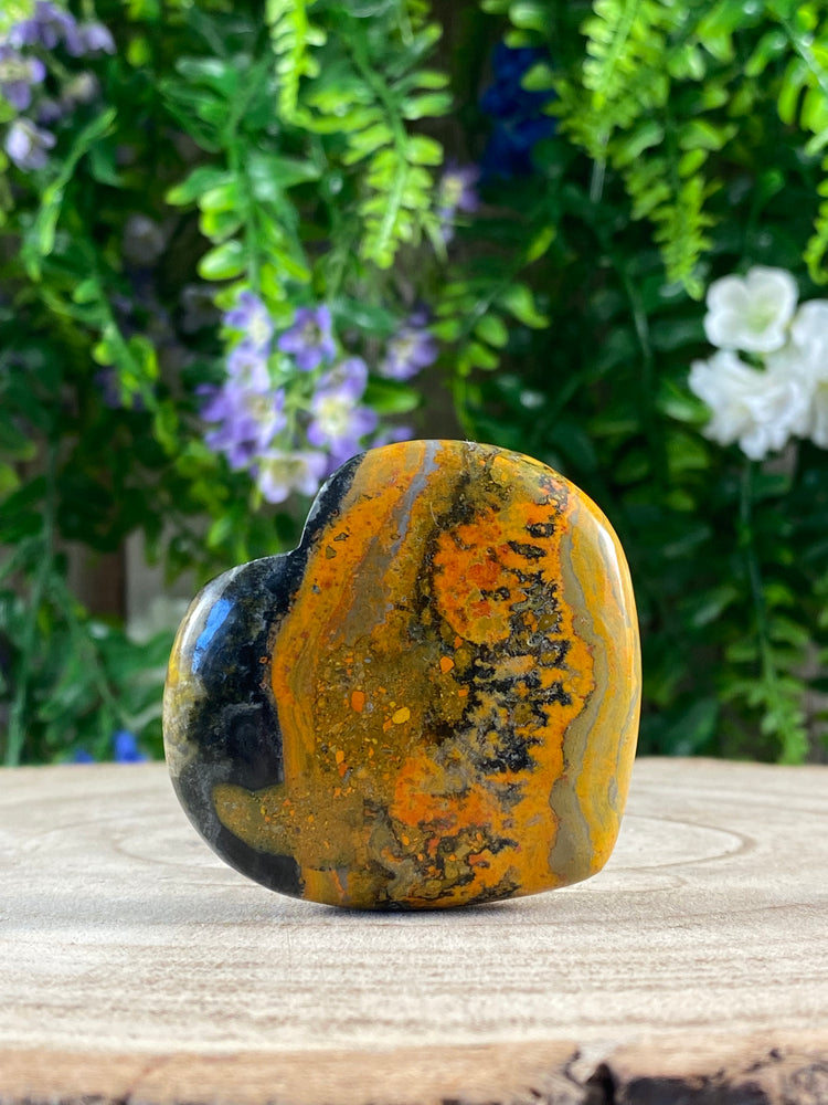 Bumble Bee Jasper Heart