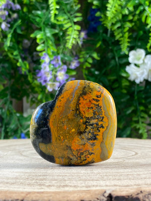 Bumble Bee Jasper Heart