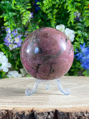 Rhodonite Sphere