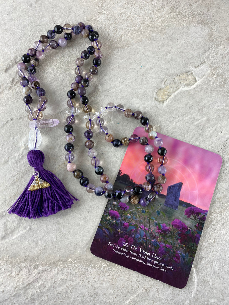 Mala by Donna - Violet Diamond Flame