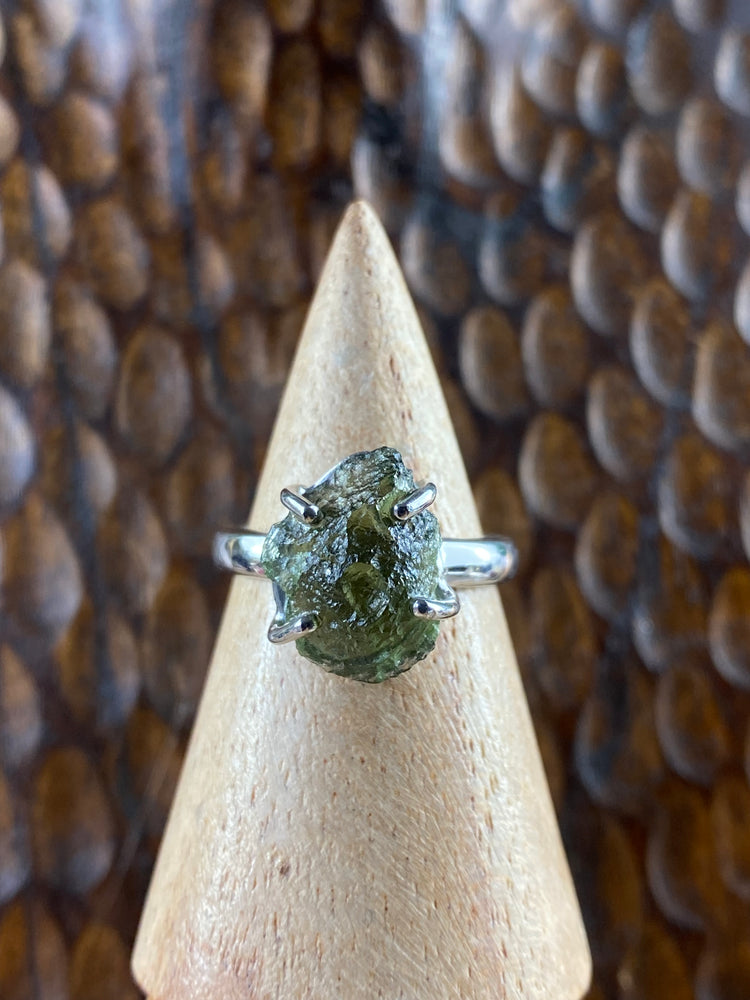 Moldavite Ring