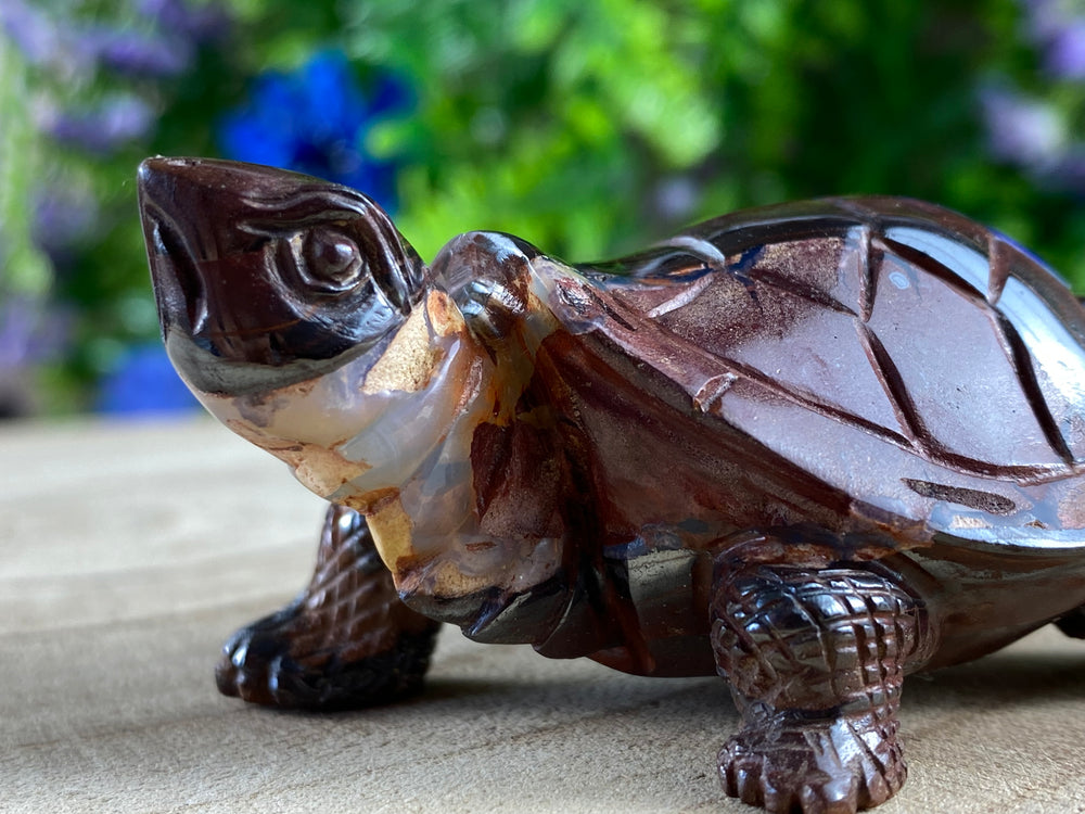 Boulder Opal Tortoise Carving