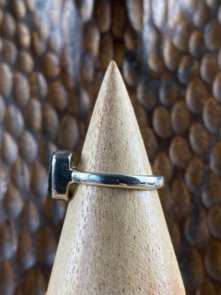 Moldavite Ring