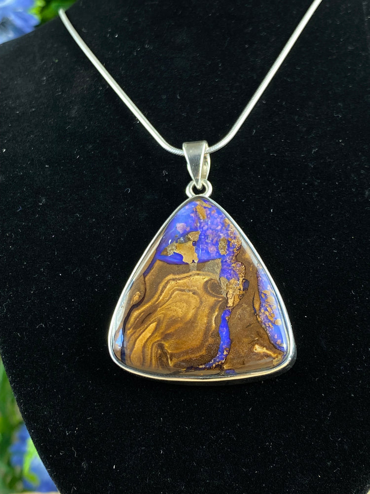 Australian Boulder Opal Pendant