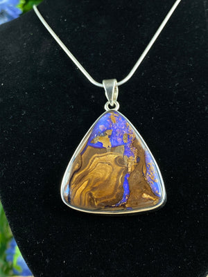 Australian Boulder Opal Pendant