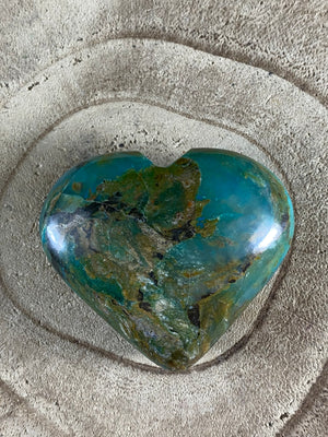 Blue Opal Heart