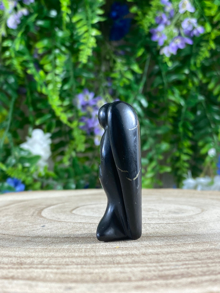 Shungite Angel Carving