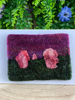 Pink Sarsen Stone - Felted Wall Art