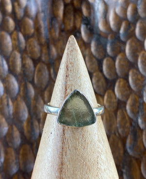 Moldavite Ring