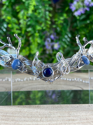 Lapis Lazuli, Kyanite, Mother Of Pearl Circlet