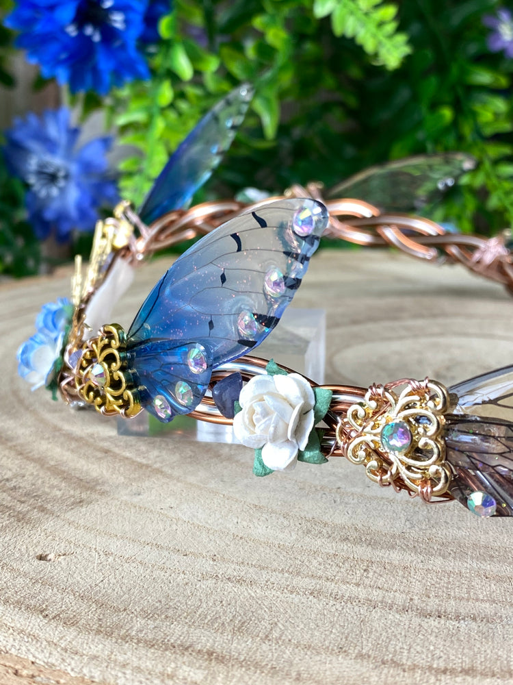 Tanzanite And Sapphire Circlet