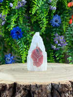 Rhodochrosite Wire Wrapped Pendant