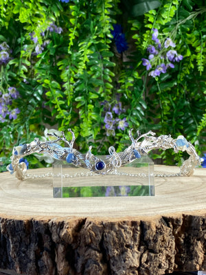 Lapis Lazuli, Kyanite, Mother Of Pearl Circlet