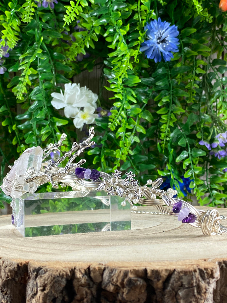 Vera Cruz, Clear Quartz, Amethyst Circlet