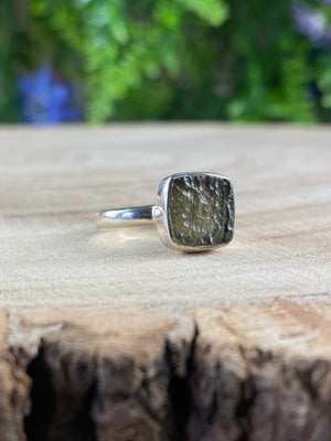 Moldavite Ring