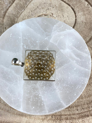 Flower Of Life Pyramid Pendant