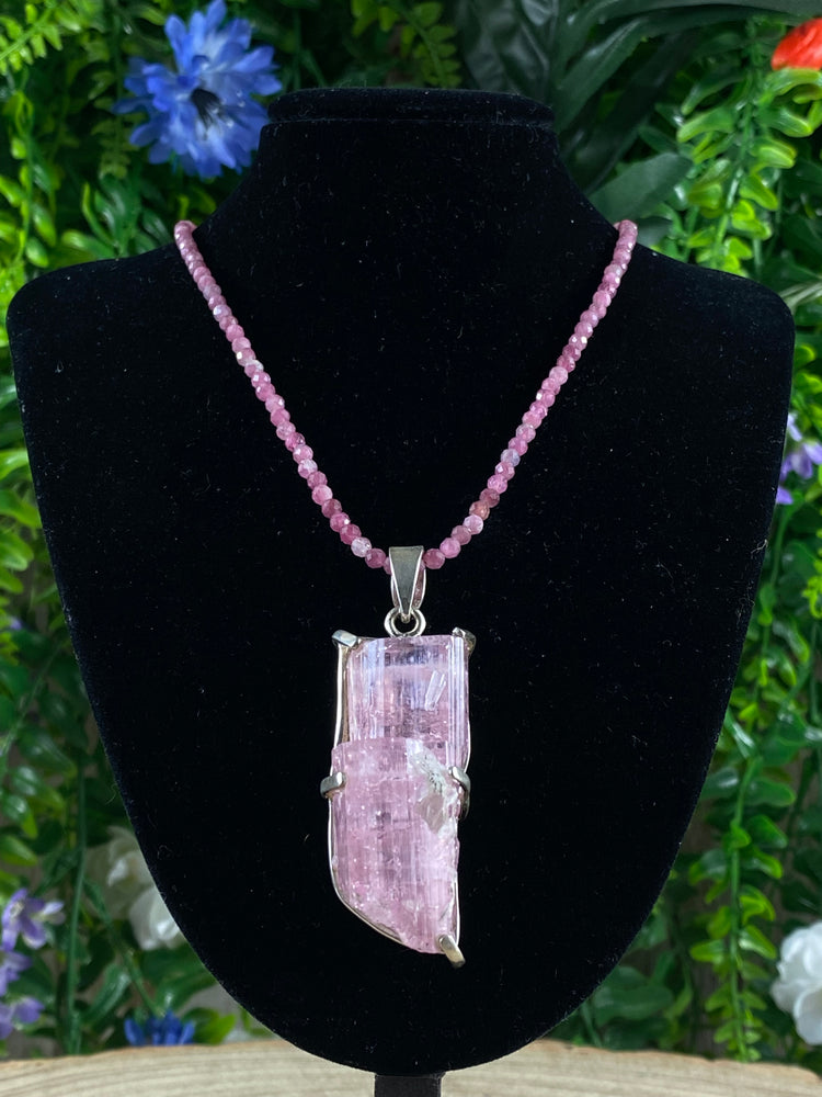 Pink Tourmaline Necklace