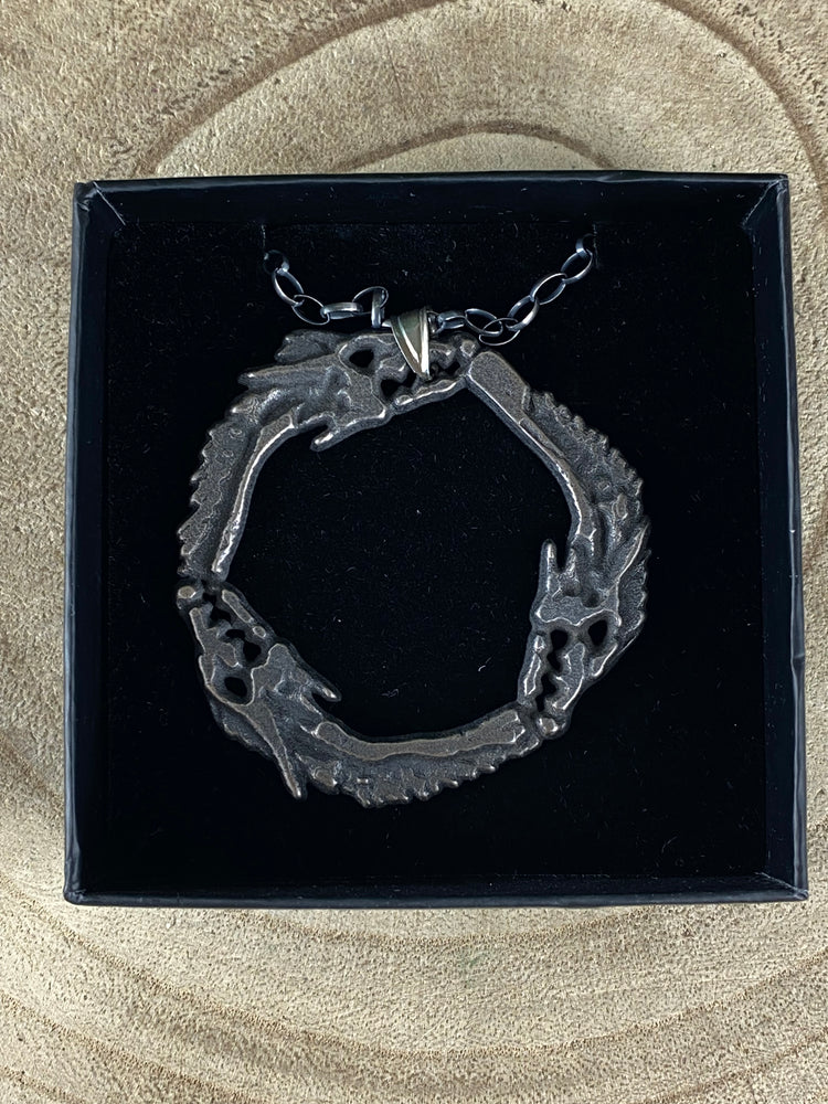 3 Dragon Circle Pendant