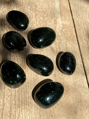 Green Goldstone Tumble