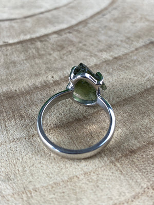 Moldavite Ring