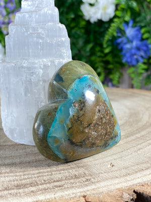 Blue Opal Heart