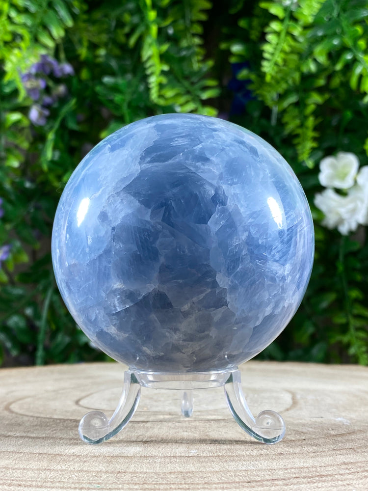 Blue Calcite Sphere