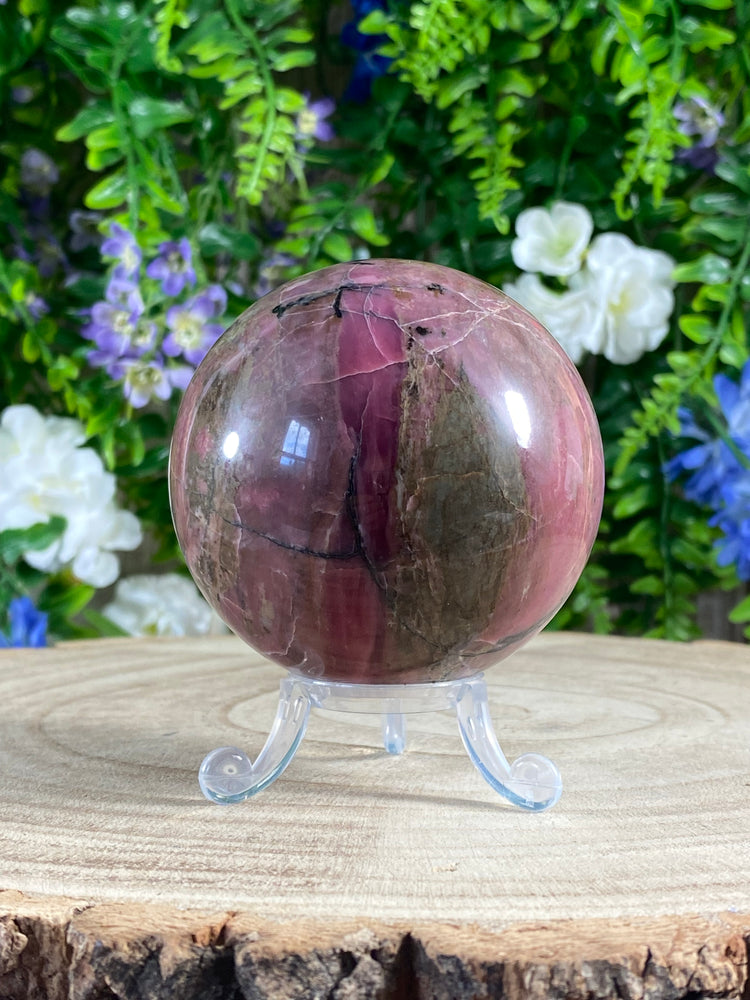 Rhodonite Sphere