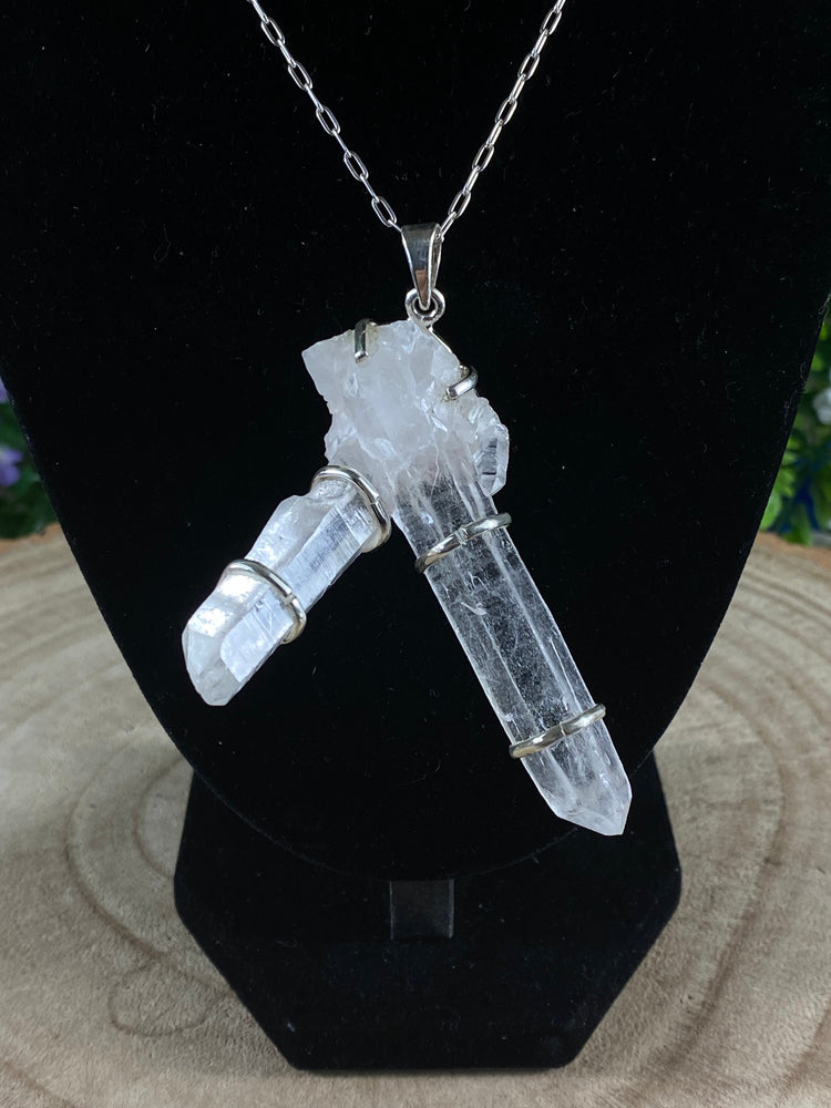 Columbian Lemurian Cross Pendant