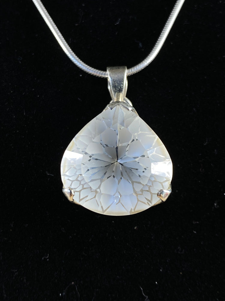 Faceted Quartz Pendant