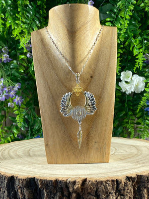 Winged Flower of Life Pendant