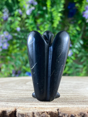 Shungite Angel Carving