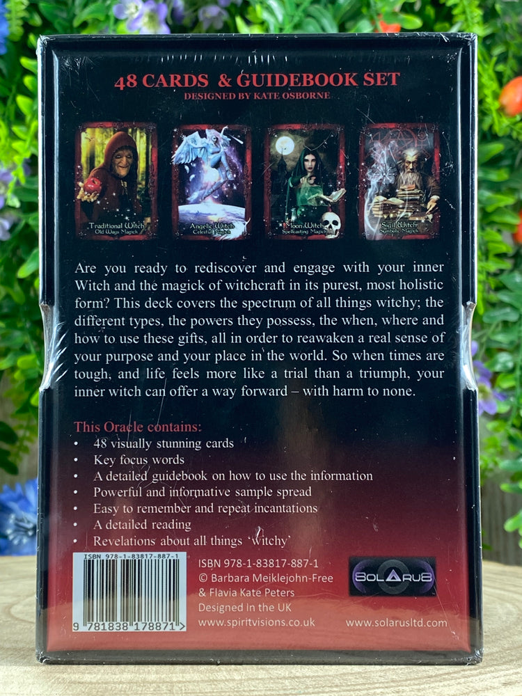 Witches Of The Craft Oracle Cards by Barbara Meiklejohn-Free & Flavia Kate Peters