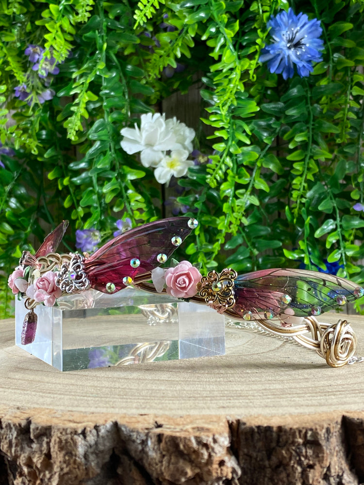 Ruby And Kunzite Butterfly Circlet