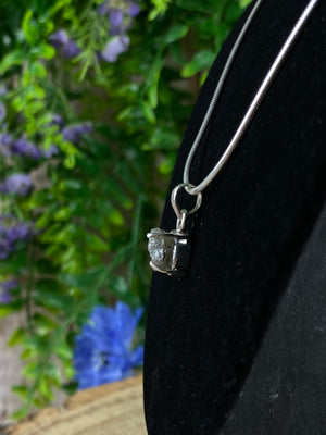 Raw Diamond Pendant